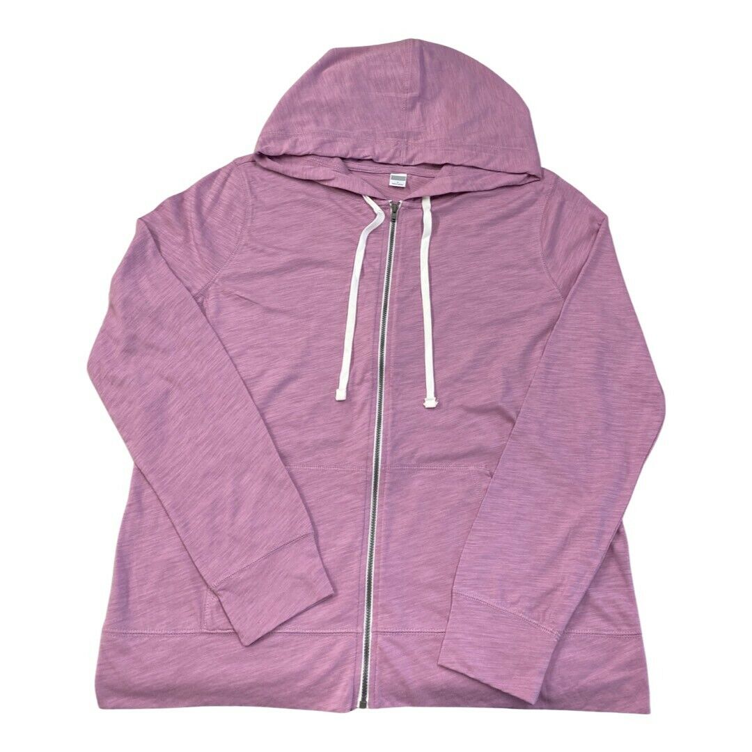 Russell Athletic Women's Hoodie Full Zip Light Cotton Blend Hooded  Sweatshirt